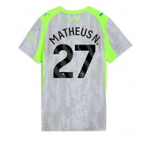 Manchester City Matheus Nunes #27 Koszulka Trzecia damskie 2025-26 Krótki Rękaw